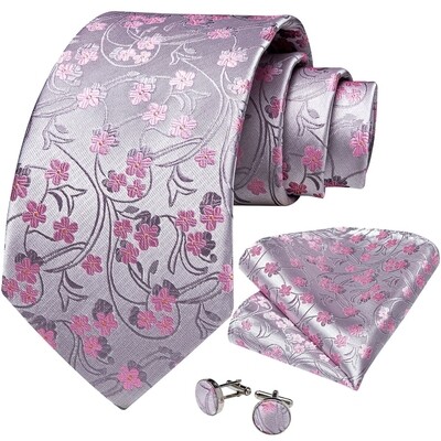 Japenese Cherry Blossom Cufflink Set