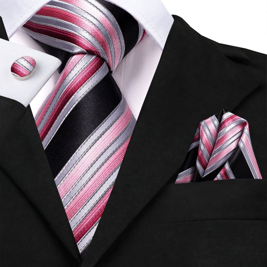 Executive Pink Cufflink Set