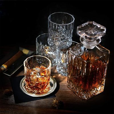 European Whiskey Drinking Glass Set