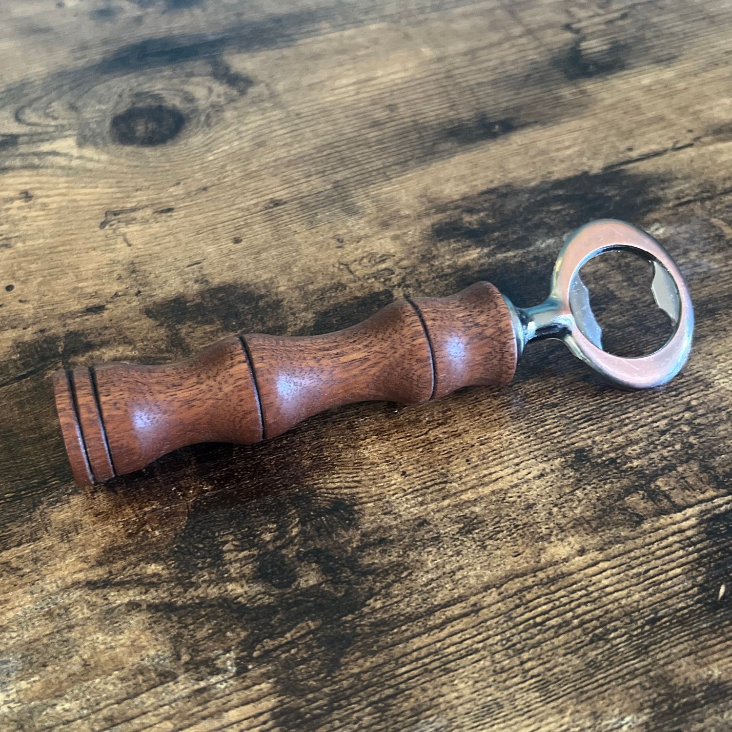 Sapele Bottle Opener Sapele Bottle Opener