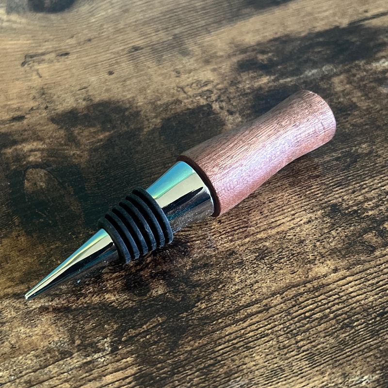 Sapele Bottle Stopper