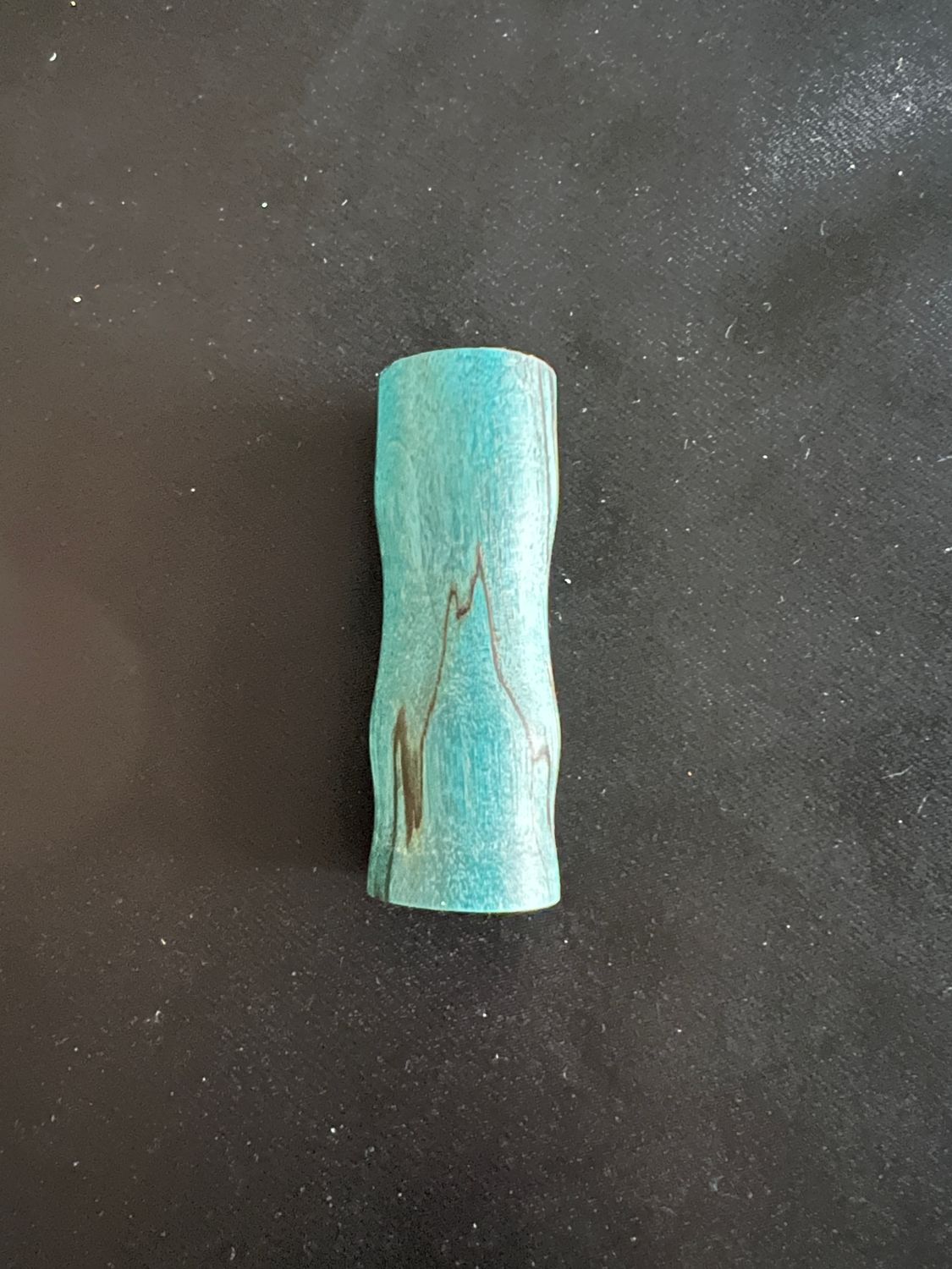 Teal Dyed Stabilized Spalted Maple Canvas Body
