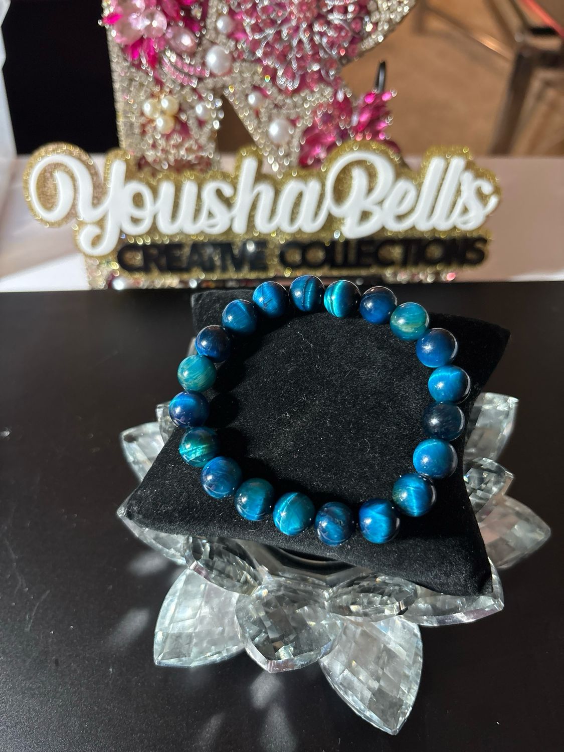 Turquoise Cat Eye Beaded Bracelet