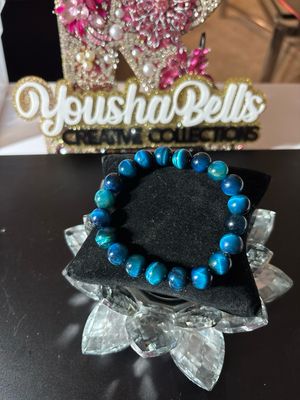 Turquoise Cat Eye Beaded Bracelet