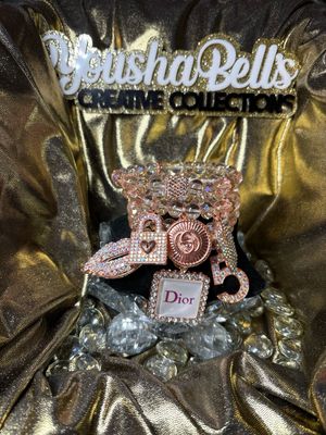 Rose Gold Bling Set