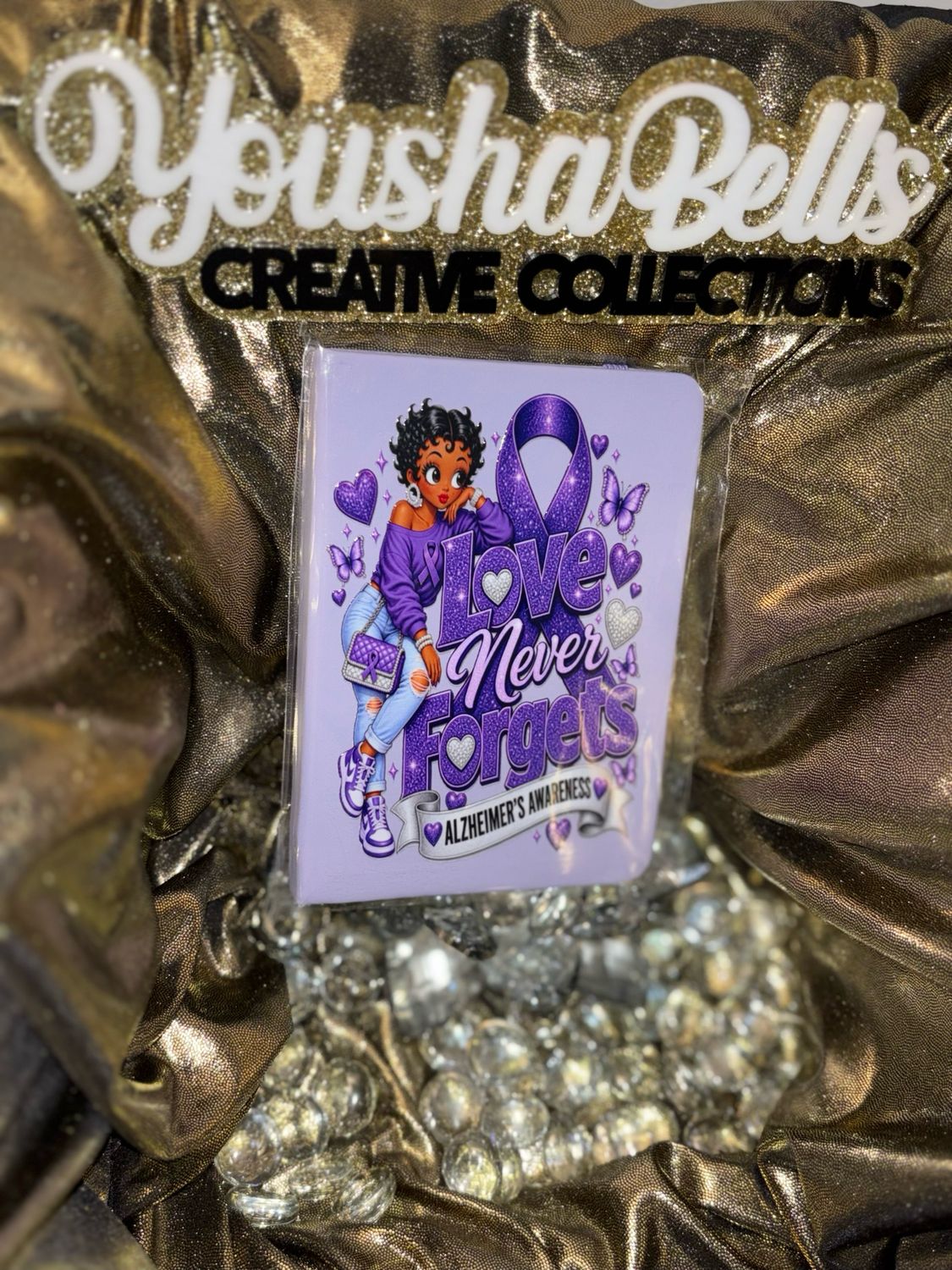 Alzheimer’s Awareness Love, Never Forgets Mini Journal