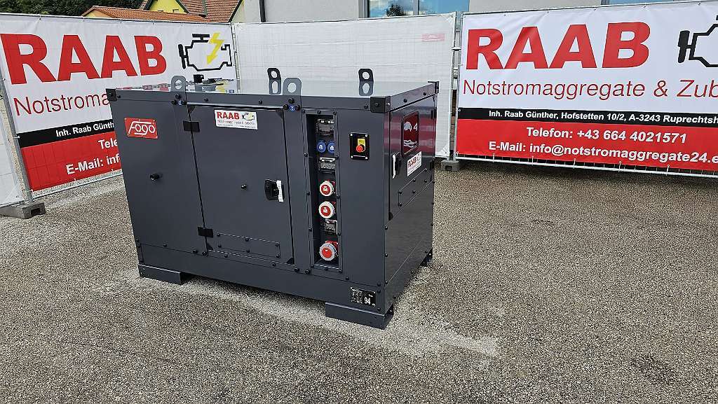 FOGO FD 30 M-ST 30 kva Notstromaggregat mit Steckdosenpaket