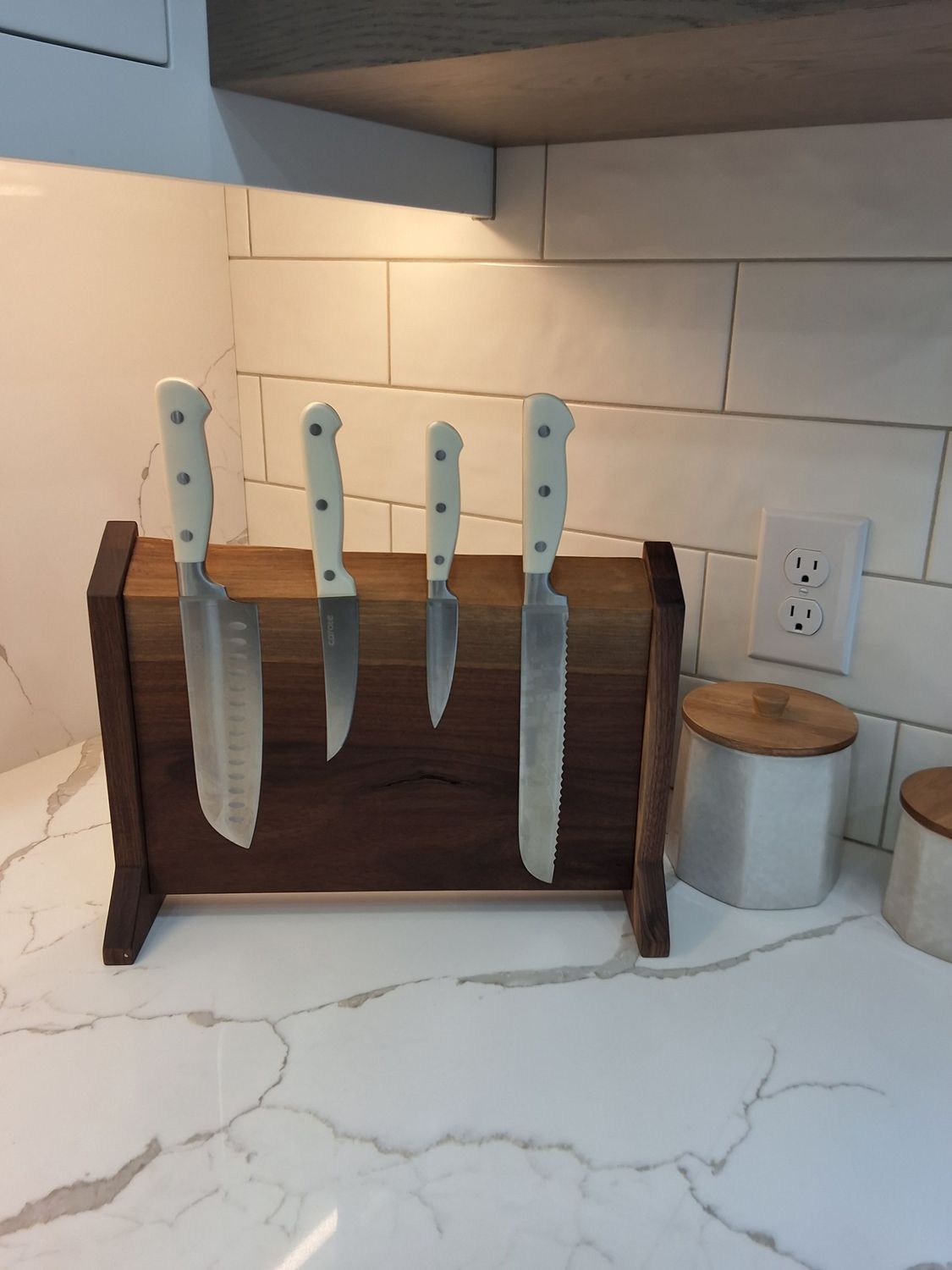Live Edge Magnetic Knife Block