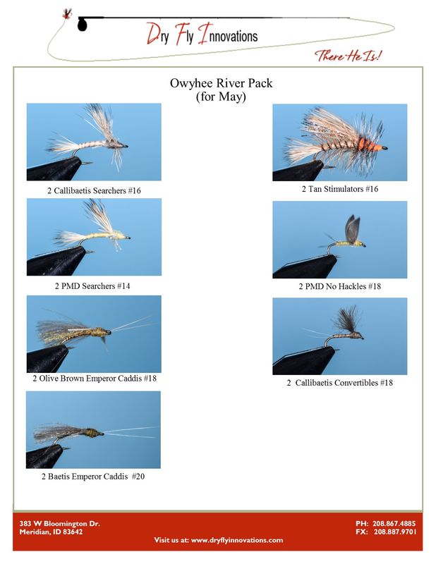Owyhee River Pack - May
