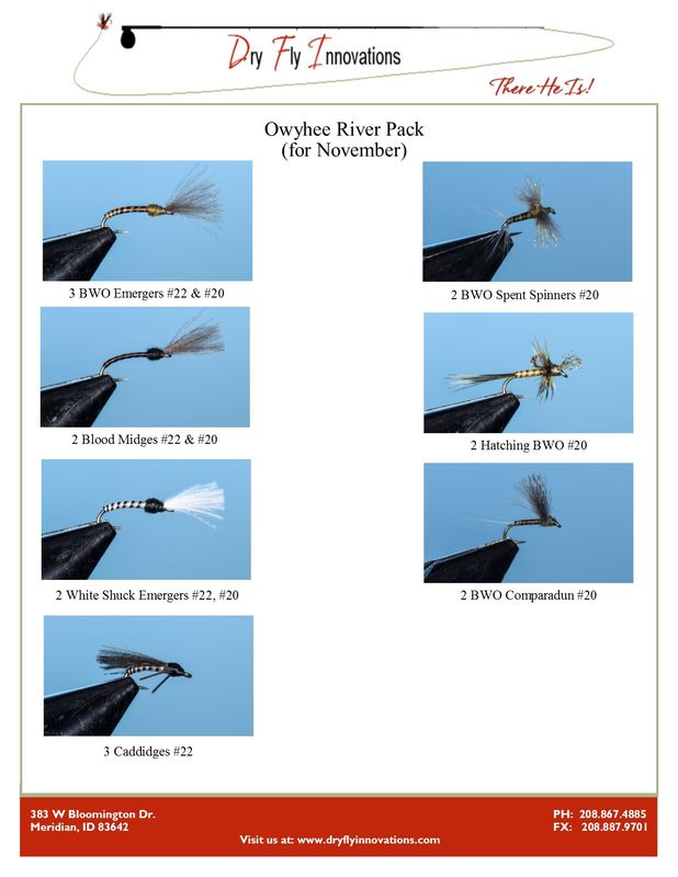 Owyhee River Pack - November