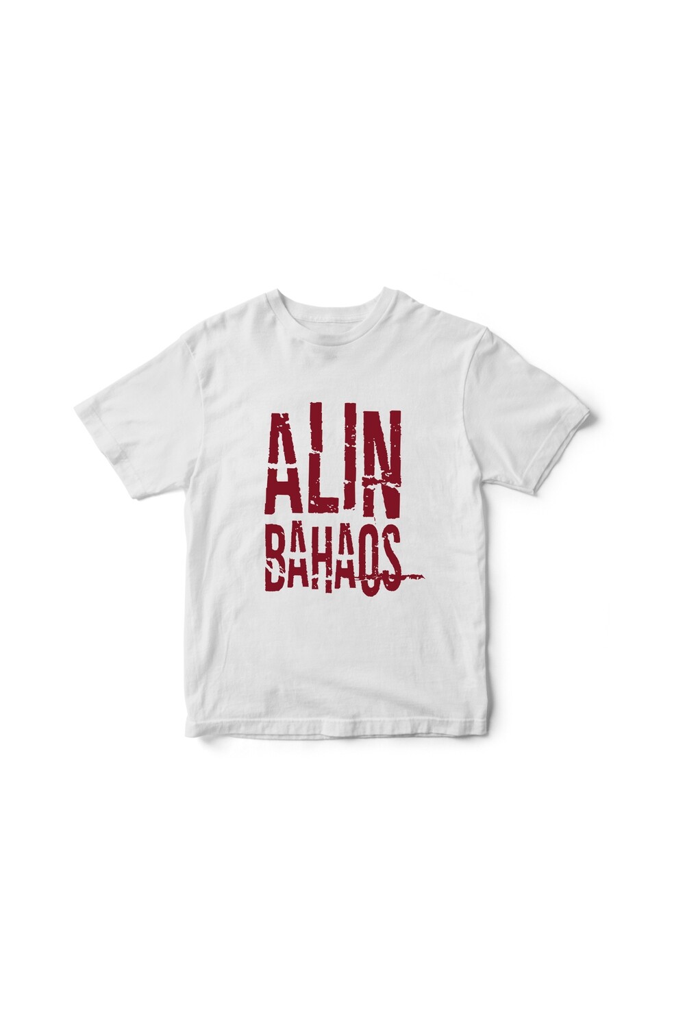 Tricou alb Alin Bahaos