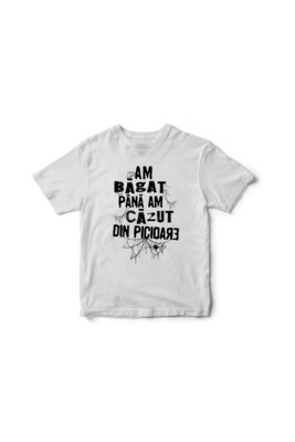 Tricou alb Am bagat