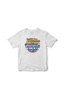 Tricou alb Azi e o zi buna