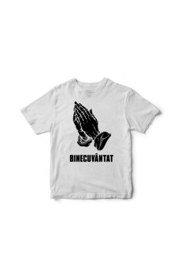 Tricou alb Binecuvantat