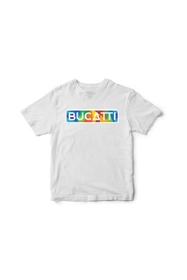 Tricou alb Bucatti mosaic