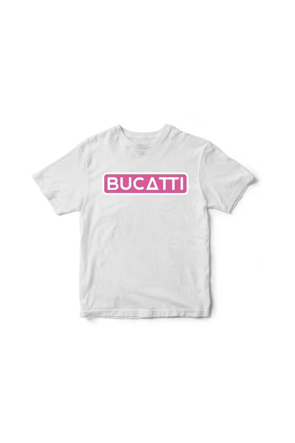 Tricou alb Bucatti roz
