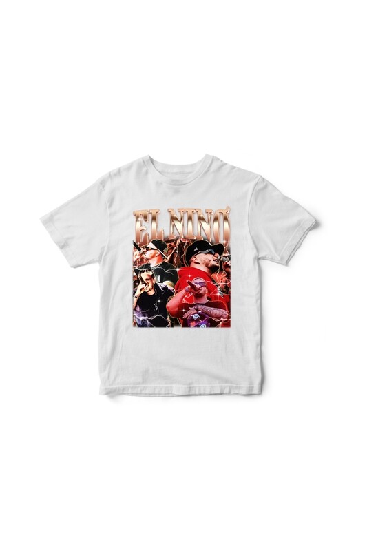 Tricou alb El Nino rap