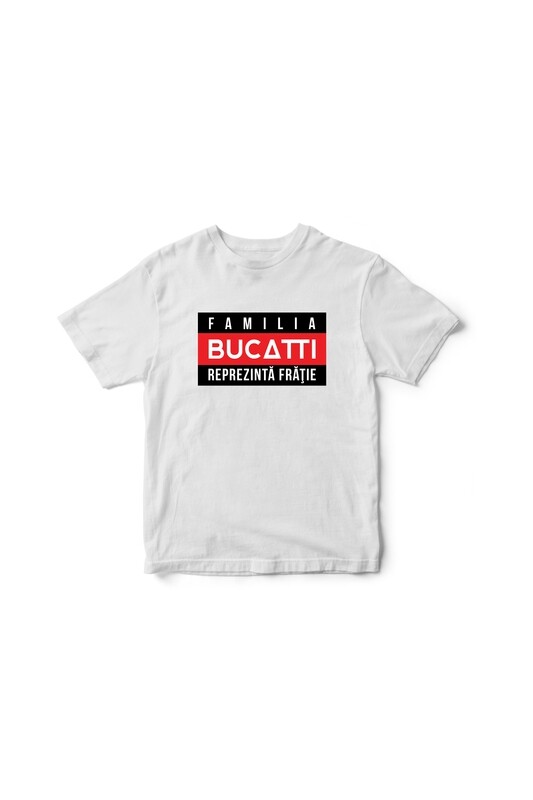 Tricou alb Familia Bucatti