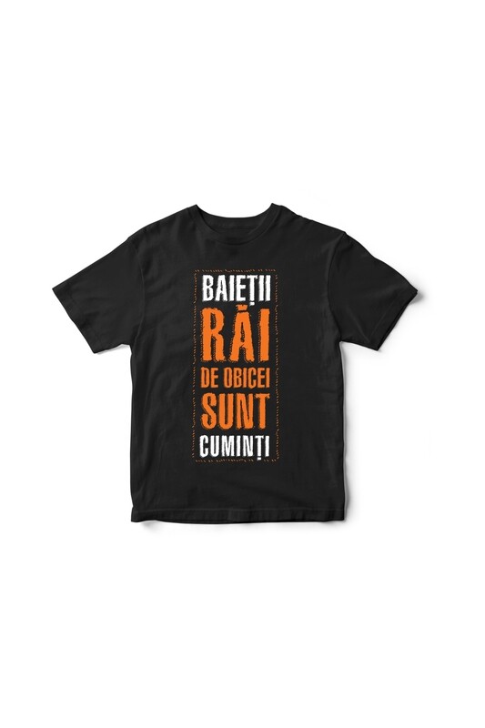 Tricou Negru Baietii rai