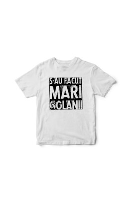 Tricou alb Golanii