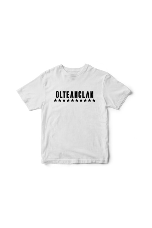 Tricou alb Olteanclan