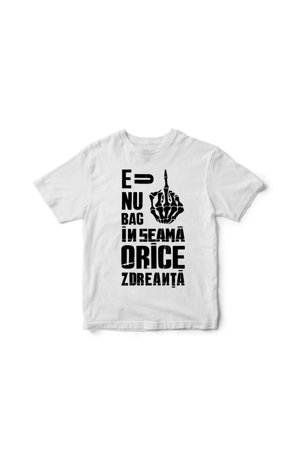 Tricou alb Nu bag in seama