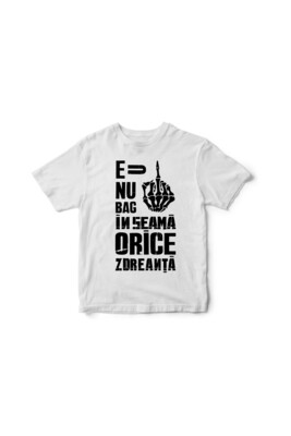 Tricou alb Nu bag in seama