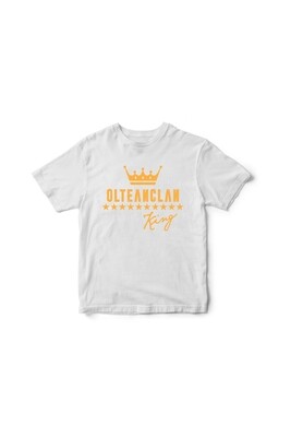 Tricou alb Olteanclan King