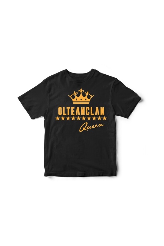Tricou Negru Olteanclan Queen