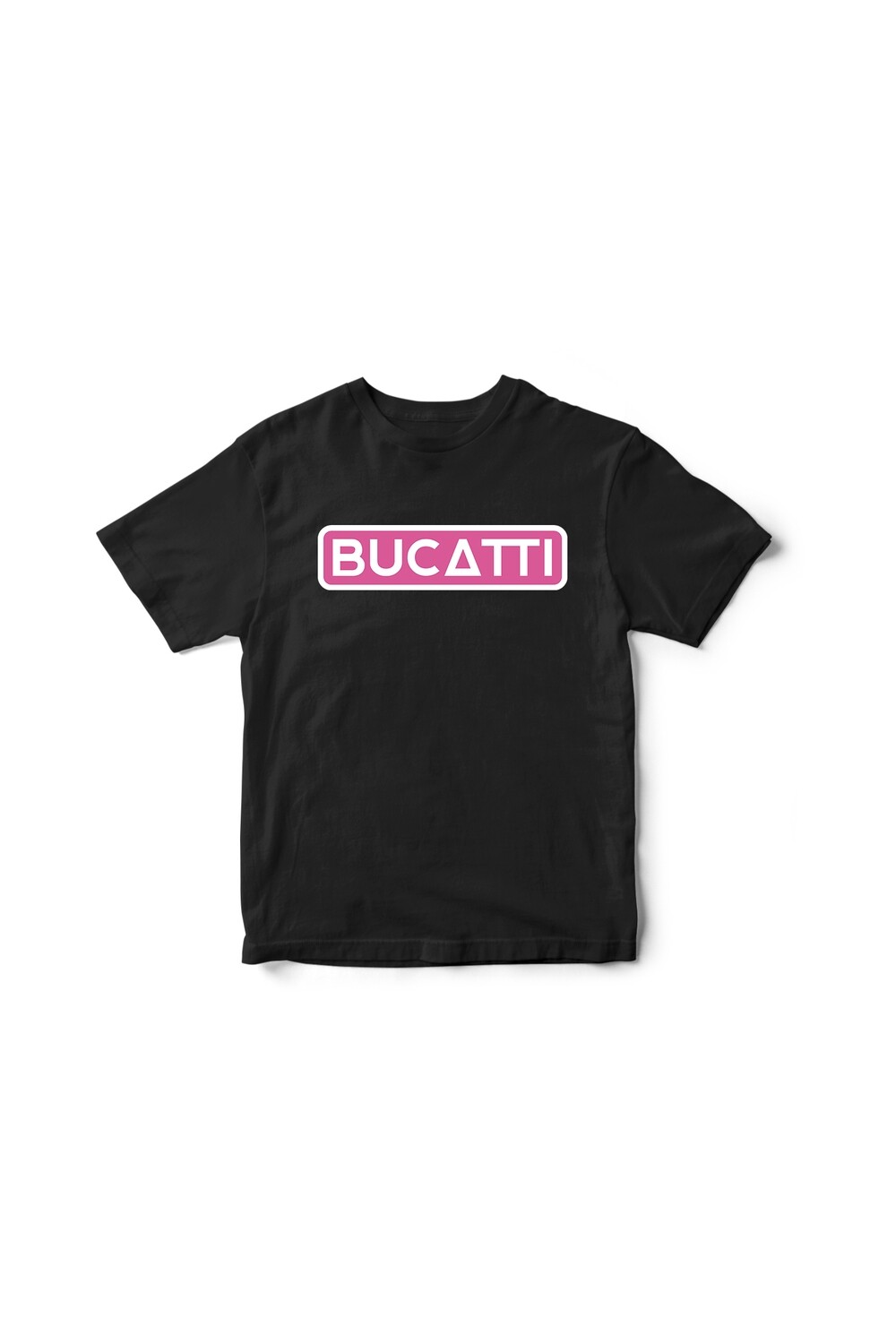 Tricou Negru Bucatti roz