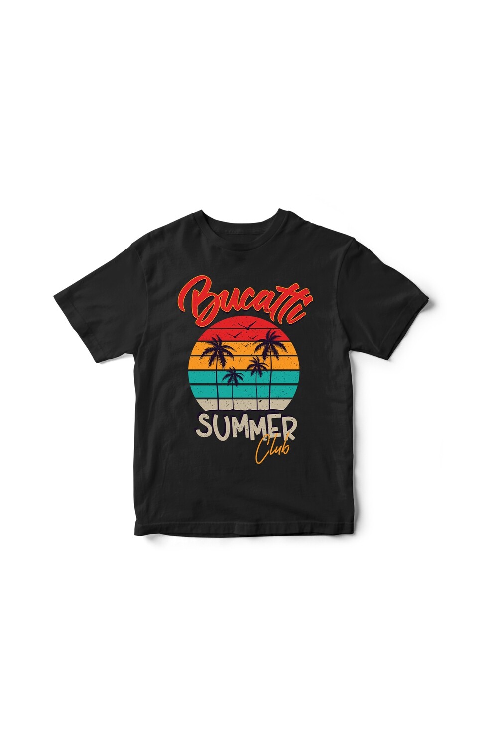Tricou Negru Bucatti Summer Club