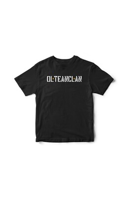 Tricou Negru Olteanclan Superstar