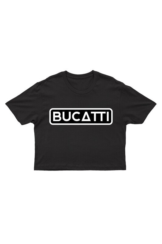 Tricou cropped negru Femei Bucatti black