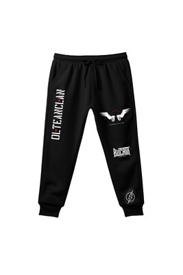 Pantaloni Negru Olteanclan Wings