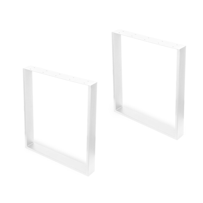Patas para mesa de comedor en acero rectangular Patas para mesa de comedor en acero rectangular