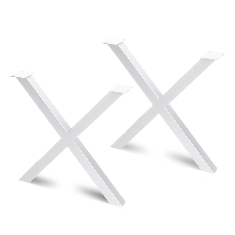 Patas para mesa de comedor en acero en cruz Patas para mesa de comedor en acero en cruz