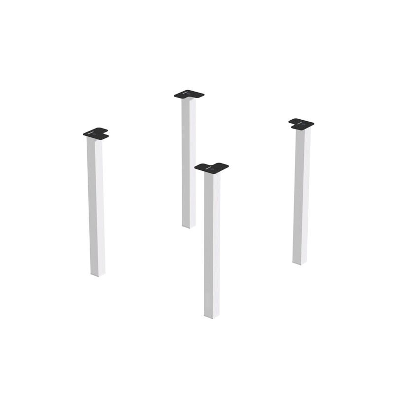 Patas metálicas para mesa de comedor cuadradas Patas metálicas para mesa de comedor cuadradas