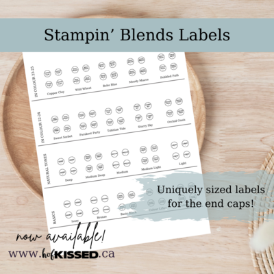 Stampin' Blends Labels: Download Only