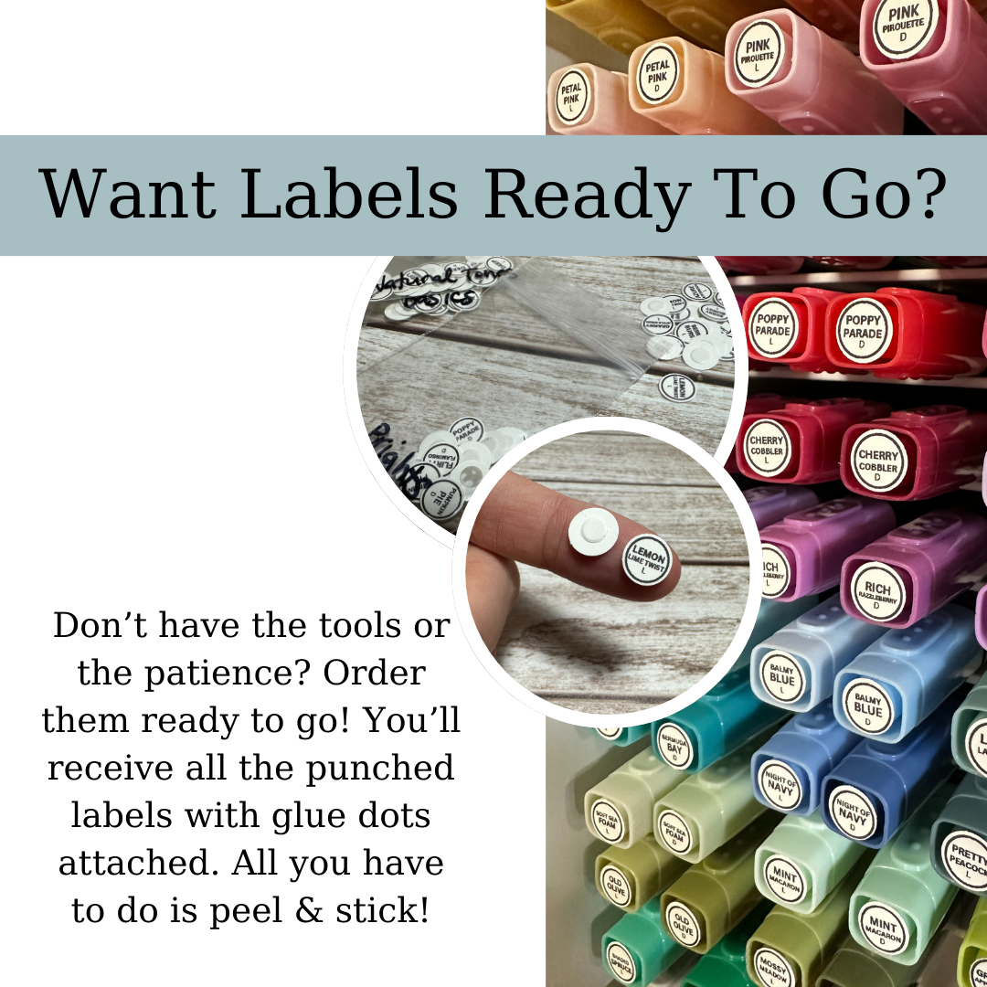 Stampin&#39; Blends Labels