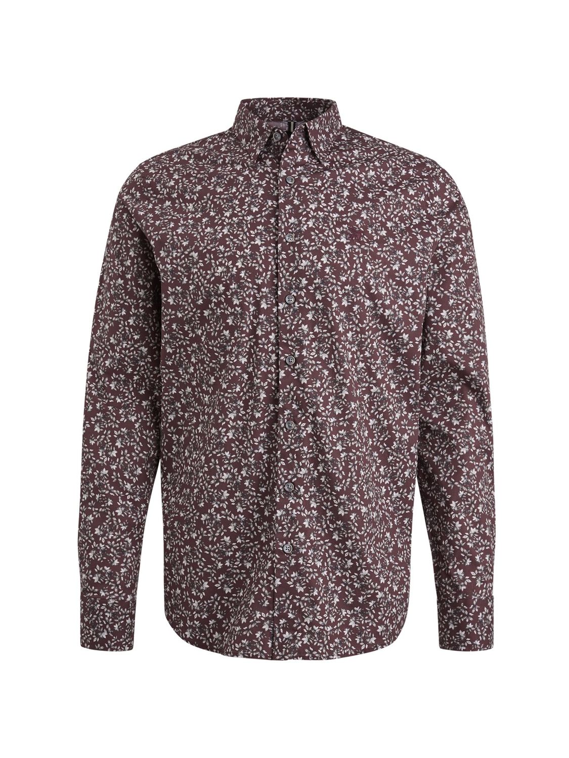Vanguard Long Sleeve Shirt Print on fine po Rum Raisin VSI2410242