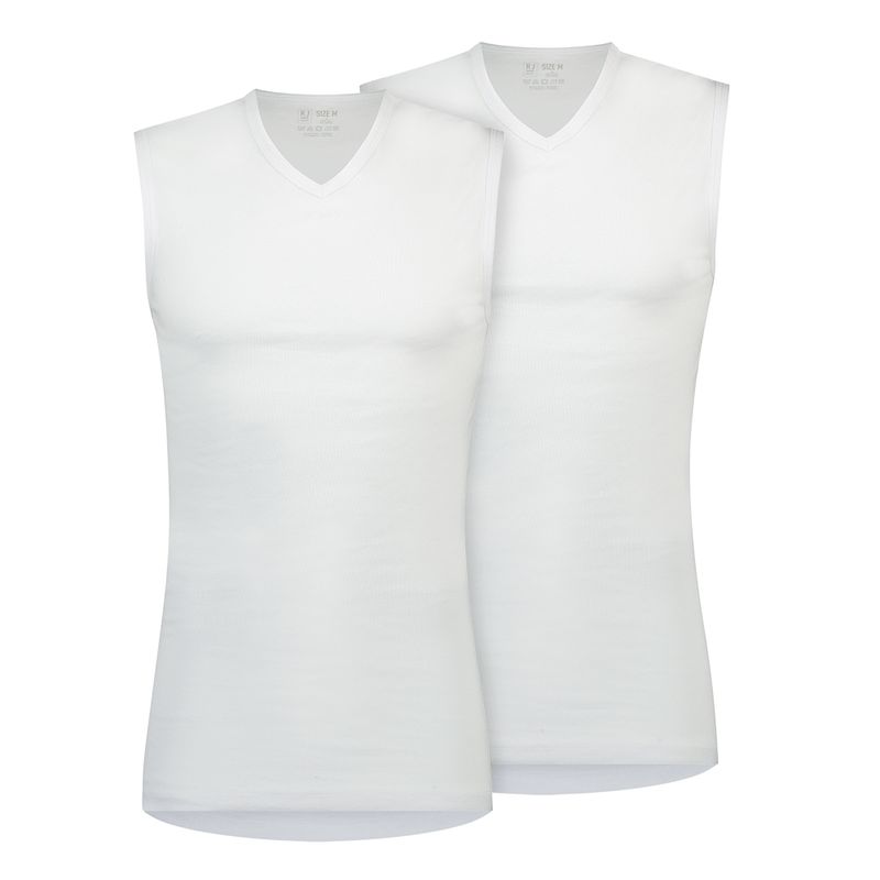 Rj Bodywear T-shirts wit Zwolle V-neck 2-pack