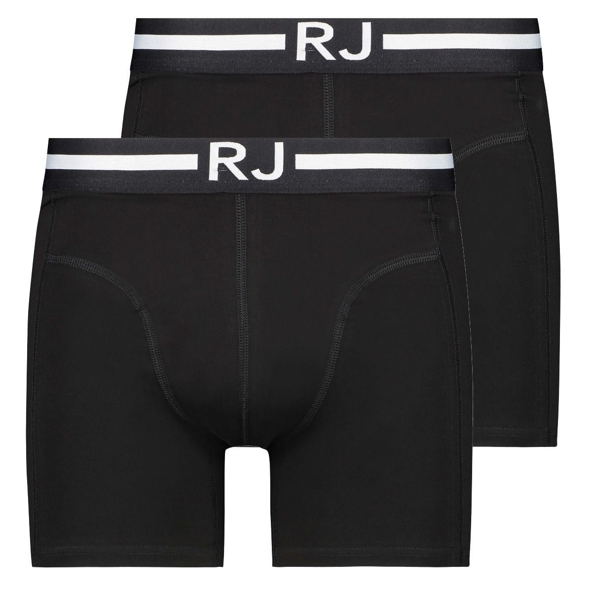 Rj Bodywear Boxershort zwart Breda boxershort 2-pack