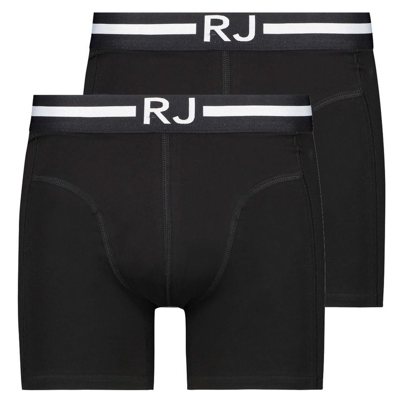 Rj Bodywear Boxershort zwart Breda boxershort 2-pack