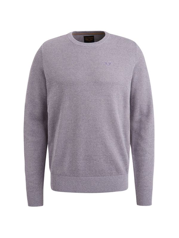 PME Legend R-neck cotton modal Purple Sage PKW2502326