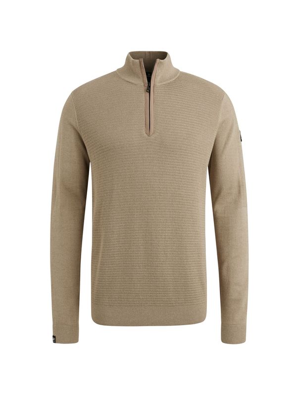 Vanguard Half zip collar cotton modal mouli Kelp VKW2502305