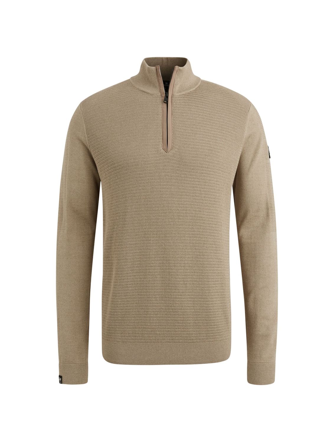 Vanguard Half zip collar cotton modal mouli Kelp VKW2502305