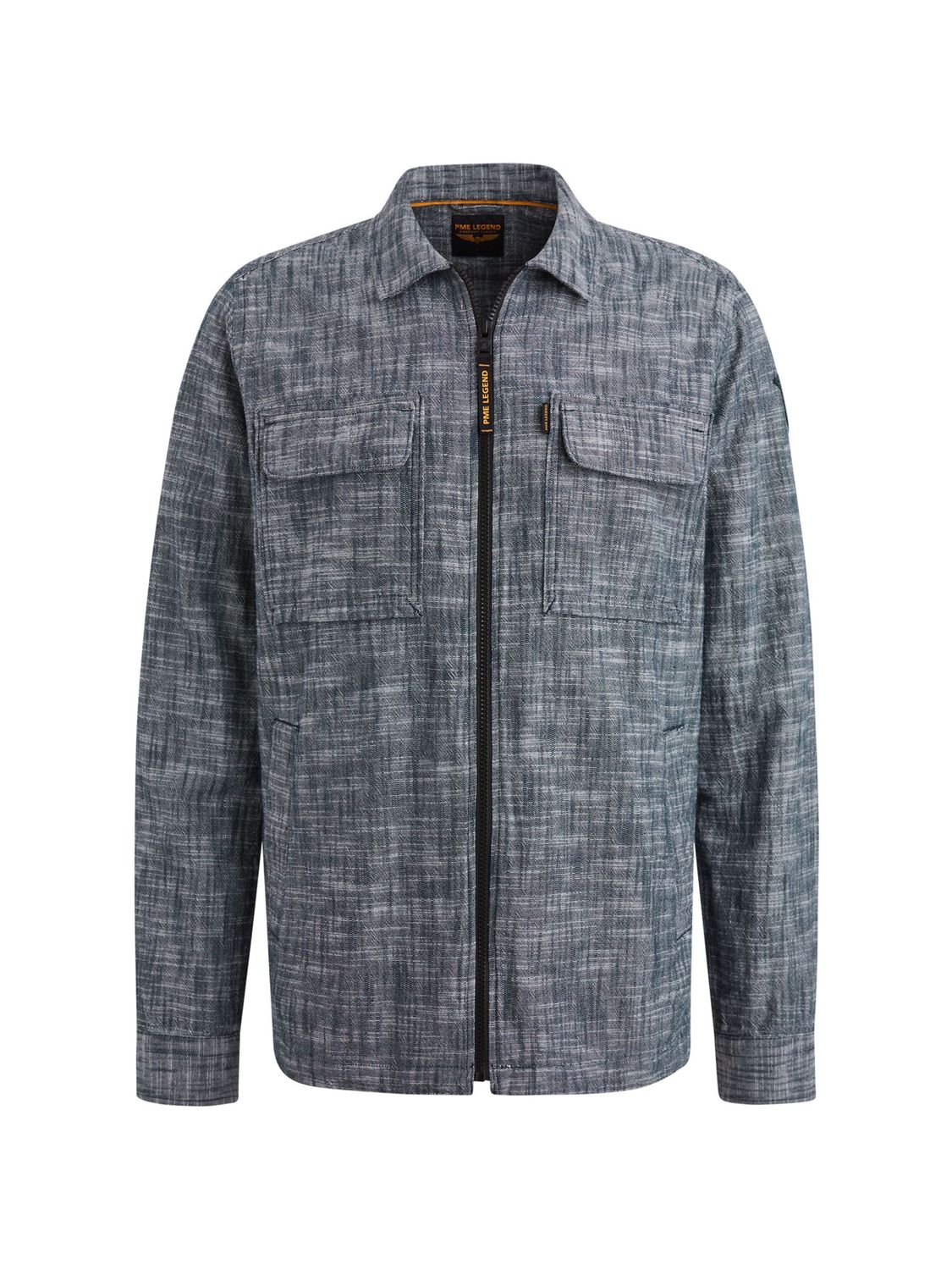PME Legend Long Sleeve Shirt 2 tone Slub Salute PSI2502228