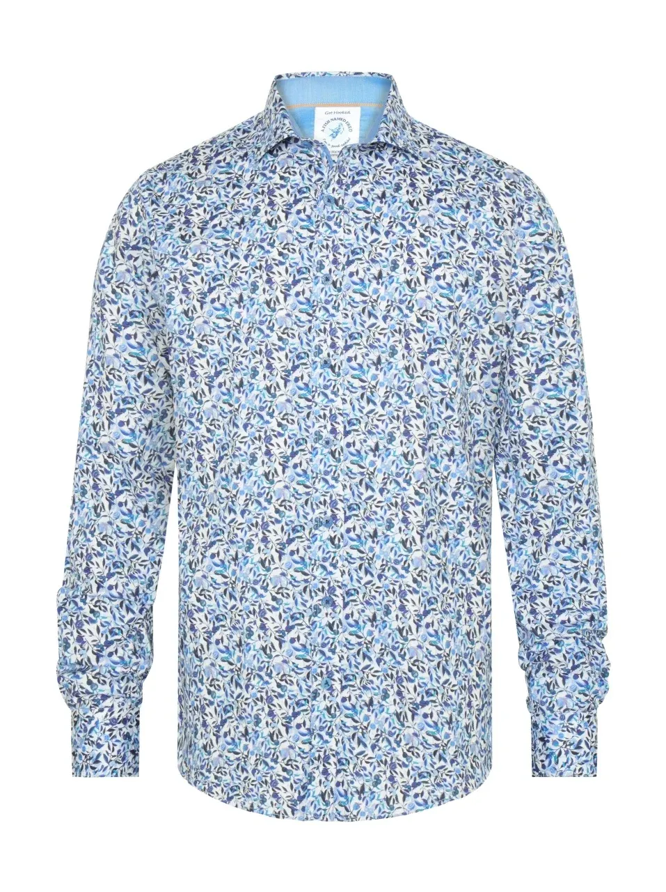 A fish named Fred Shirt citrus Cobalt 31.003