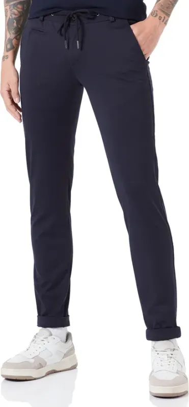 Bugatti stretchbroek marine 36827 4036