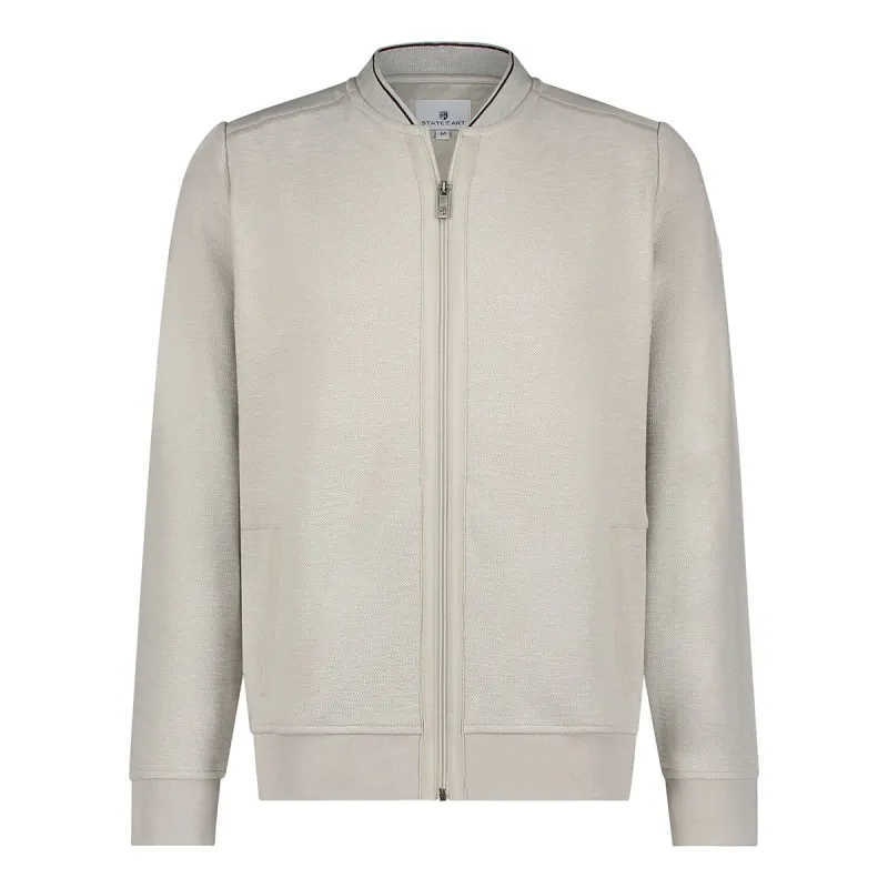 State of Art Sweat Cardigan Plain kit:uni 56115503